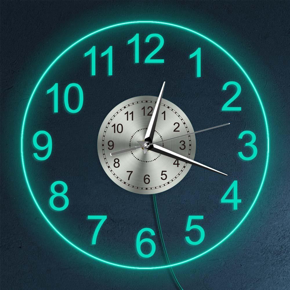 Horloge murale à LED